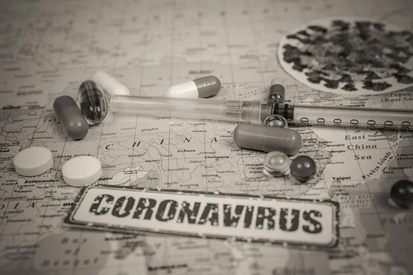 Coronavirus Een Bedreiging Uit China Gezondheidsepidemie — Stockfoto