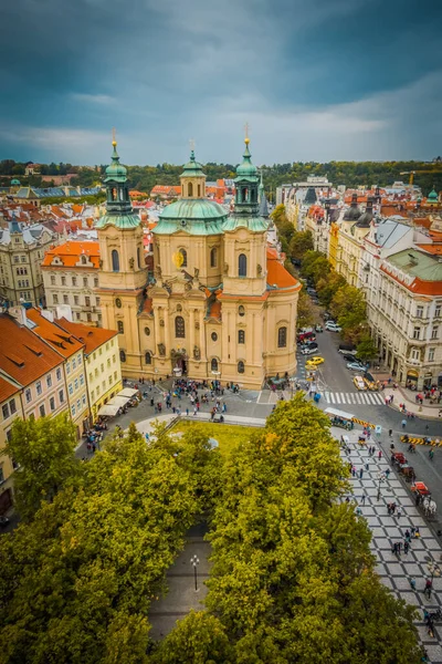 Magnifica Architettura Della Praga Medievale Viaggio Europa — Foto Stock