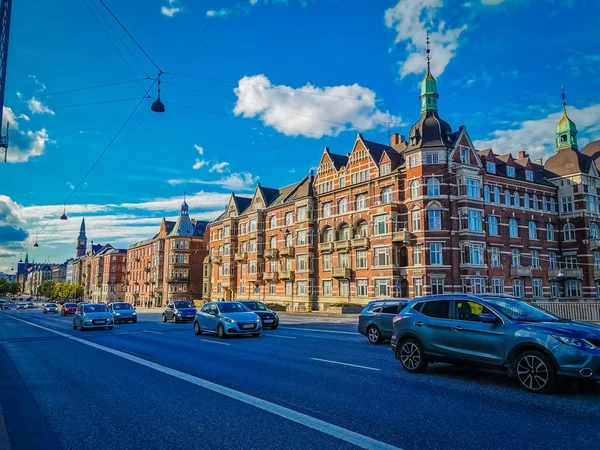 Copenhague Verano Hermosa Arquitectura Viaje Fondo — Foto de Stock