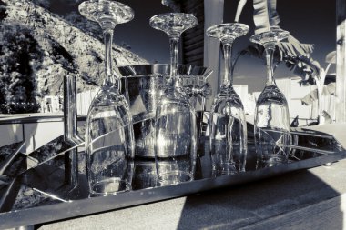 Deniz kenarındaki güzel resort peyzaj