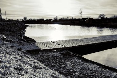 Gölde alabalık avı