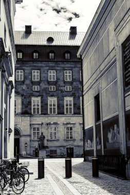 Kopenhag, Danimarka - 16 Temmuz 2019. Kopenhag Şehri, Danimarka, İskandinavya. Güzel bir yaz günü