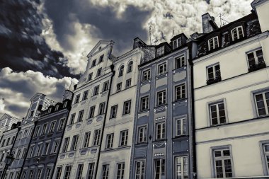 Antik Avrupa şehrinin sokakları ve meydanları