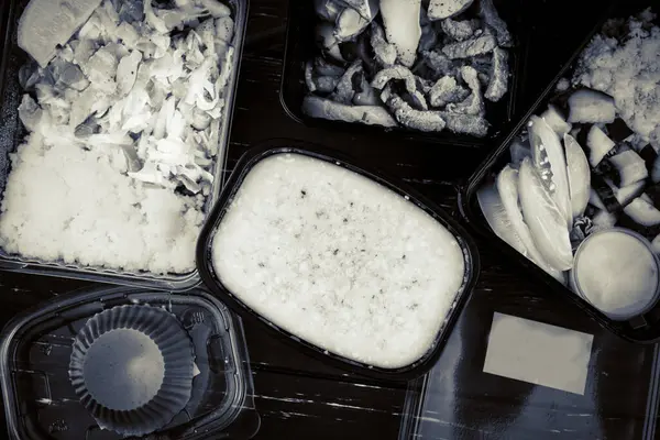 Υγιή Αδυνατίζοντας Τρόφιμα Ιστορικό Τροφίμων — Φωτογραφία Αρχείου