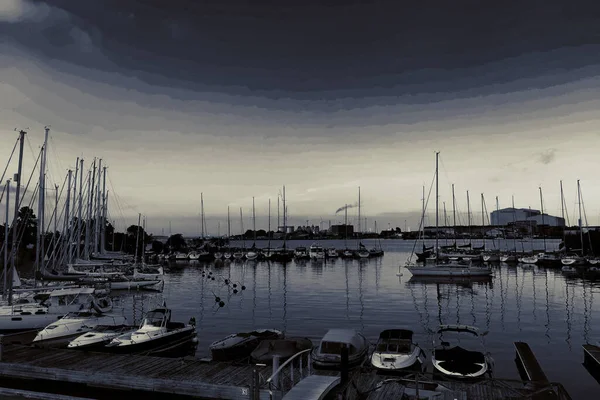 Stora Danmark Köpenhamn Och Havet — Stockfoto