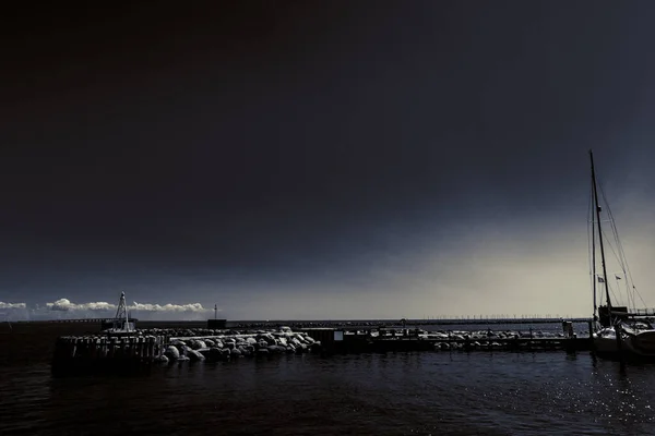 요트를 아름다운 덴마크 — 스톡 사진