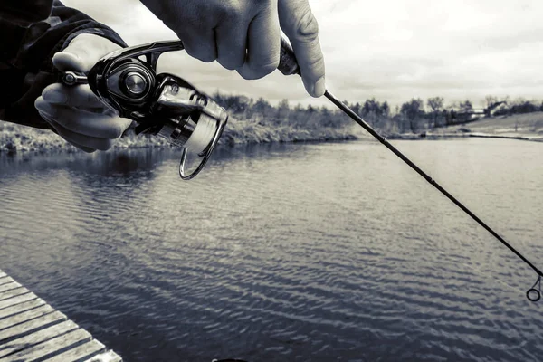 Pesca Deporte Recreación Fondo — Foto de Stock