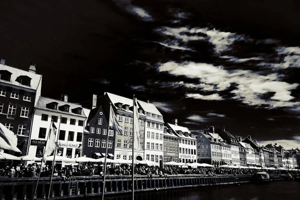 Ulice Atrakcje Kopenhagi Wycieczka Kopenhagi — Zdjęcie stockowe