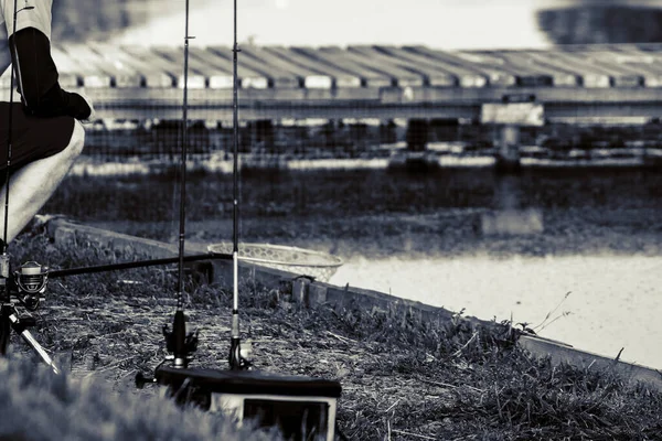 Torneo Pesca Ricreazione Natura Sfondo — Foto Stock