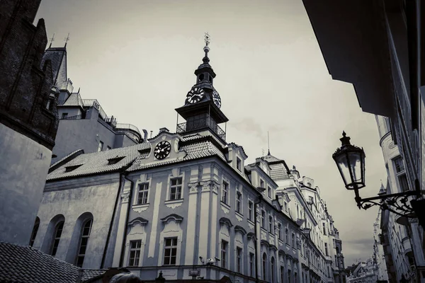 Prachtige Straten Architectuur Van Herfst Praag — Stockfoto