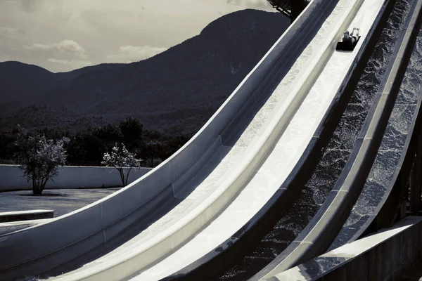 Dia Rijden Van Water Het Waterpark — Stockfoto