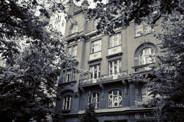 Güz Prag 'ın güzel sokakları ve mimarisi