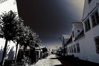 Güzel, pitoresk Danimarka köyü