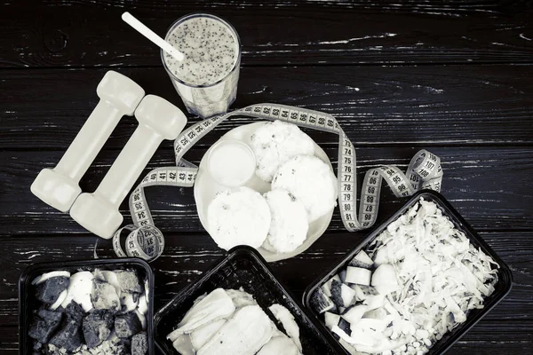 Fitness Dieet Voor Een Dag Gewichtsverlies — Stockfoto