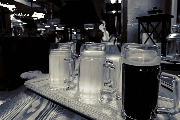 Beer Snacks Beautiful Pub — Stock Photo, Image