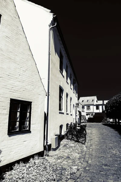 Schönes Malerisches Dänisches Dorf — Stockfoto