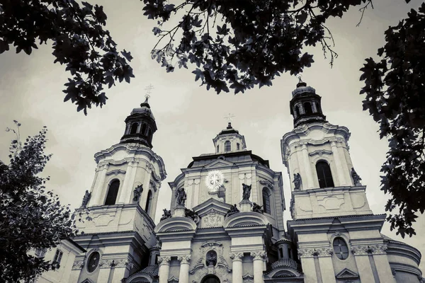 Ruas Bonitas Arquitetura Outono Praga — Fotografia de Stock