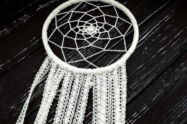 Dreamcatcher Trä Konst Bakgrund — Stockfoto