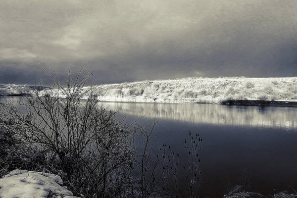 Hechtangeln Auf Dem See — Stockfoto