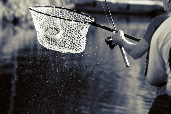 Torneo Pesca Recreación Naturaleza Fondo — Foto de Stock