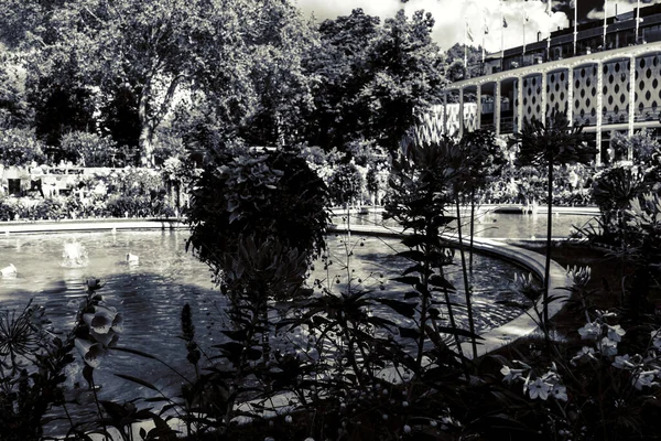 Hermoso Parque Jardín Copenhague Atracciones Turísticas — Foto de Stock