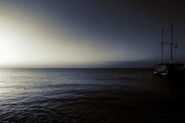 Vacker Soluppgång Vid Havet — Stockfoto