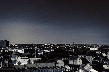 Kopenhag Şehri, Danimarka, İskandinavya. Güzel bir yaz günü