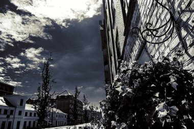 Kopenhag, Danimarka - 15 Temmuz 2019. Kopenhag sokakları, Danimarka