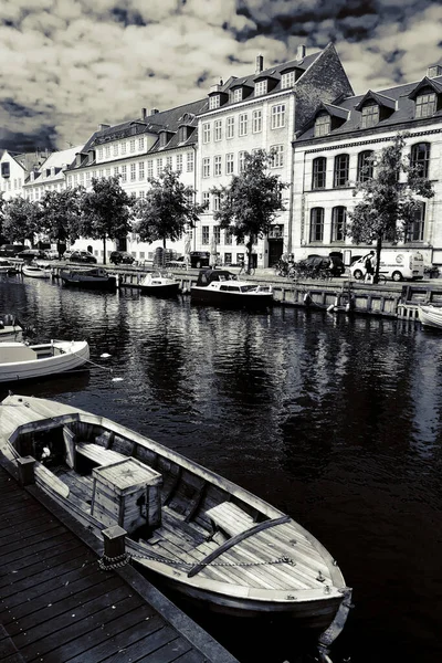 Gatorna Och Attraktioner Köpenhamn Resa Till Köpenhamn — Stockfoto