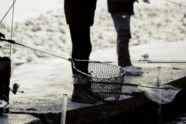 Рыбалка Фоном — стоковое фото