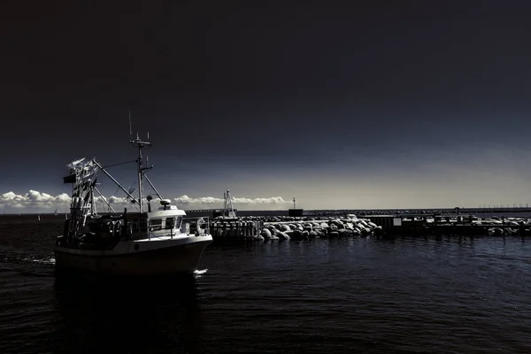 Beautiful Danish Harbor Yachts Royalty Free Stock Photos