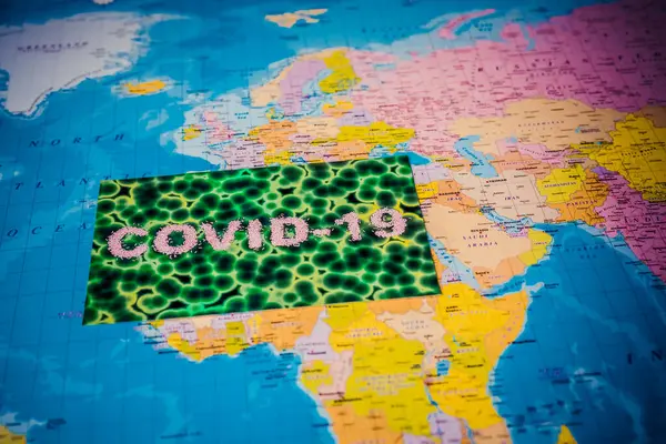 World Coronavirus Covid Quarantine Background — 图库照片