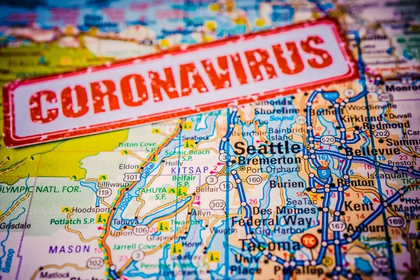 Seatle Quarantine Covid Coronavirus — Stock Photo, Image