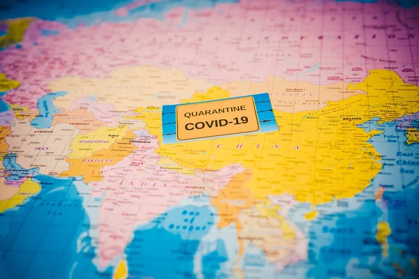 Asia Coronavirus Covid Quarantine Background — 스톡 사진
