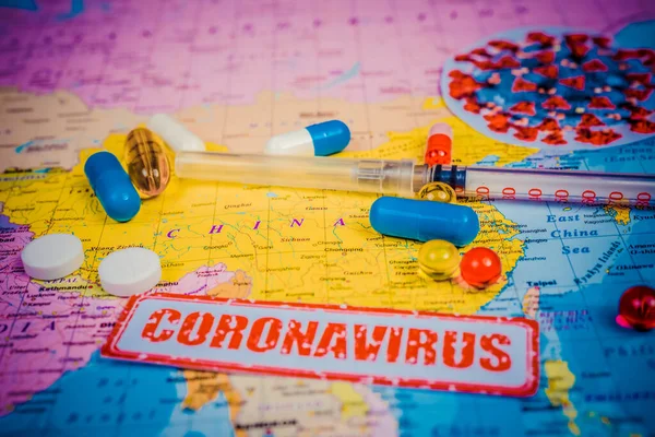Coronavirus Threat China Health Epidemic — Stock Photo, Image