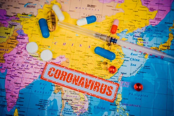 Coronavirus Une Menace Chinoise Épidémie — Photo