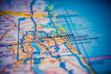 Jacksonville ABD haritasında