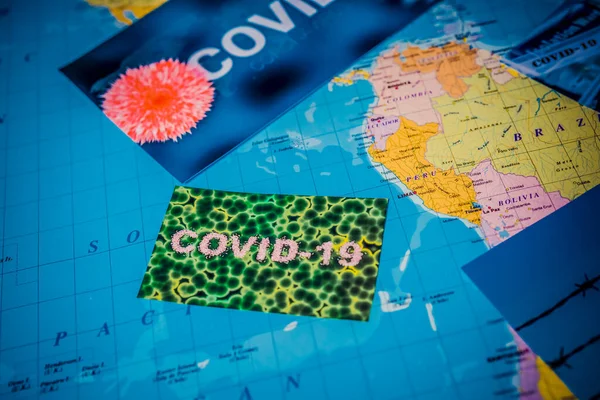 World Coronavirus Covid Quarantine Background — 스톡 사진