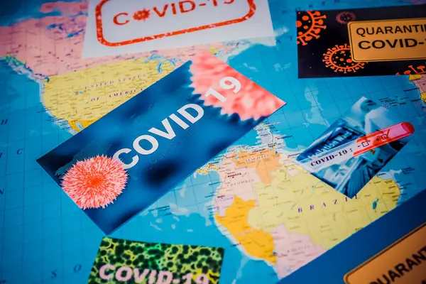 World Coronavirus Covid Quarantine Background — Stock Photo, Image