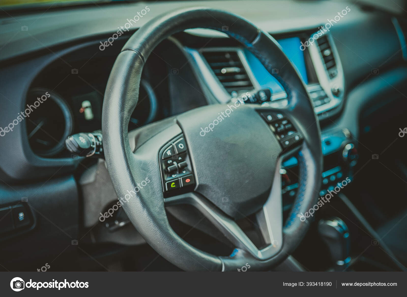 Стильный Фон Салона Автомобиля Стоковое Фото ©aallm 393418190