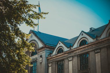 Kopenhag Şehri, Danimarka, İskandinavya. Güzel bir yaz günü