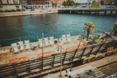 Kopenhag, Danimarka - 16 Temmuz 2019. Kopenhag Şehri, Danimarka, İskandinavya. Güzel bir yaz günü