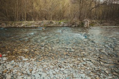 Dağların ve nehirlerin güzel doğası