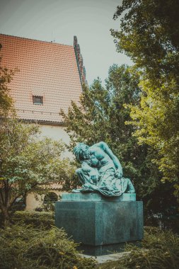 Güz Prag 'ın güzel sokakları ve mimarisi