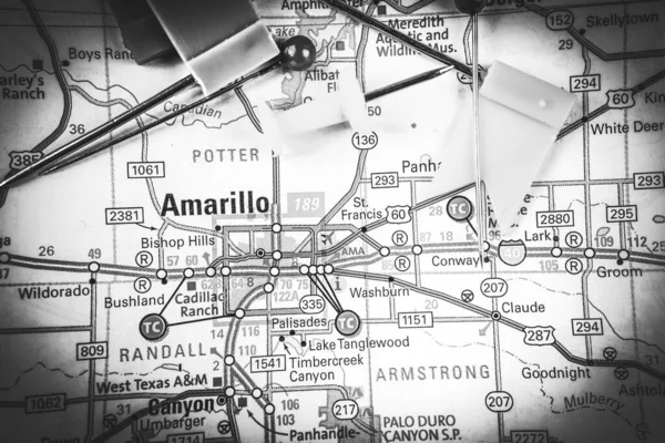 Amarilo Mapa Fondo Viajes — Foto de Stock