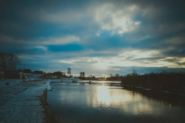 Pike Horgászik Tavon Halászati Szabadidő — Stock Fotó