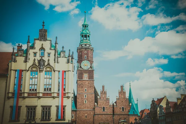 Beautiful Picturesque Center Wroclaw — Φωτογραφία Αρχείου