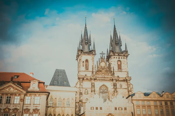 Architettura Antica Della Magnifica Praga — Foto Stock