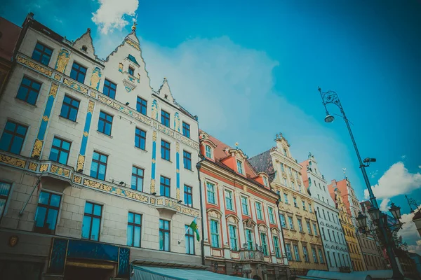 Hermoso Pintoresco Centro Wroclaw —  Fotos de Stock