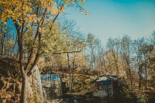 Hermoso Otoño Hermoso Parque Histórico — Foto de Stock